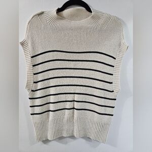 Maeve Striped Sweater Tee